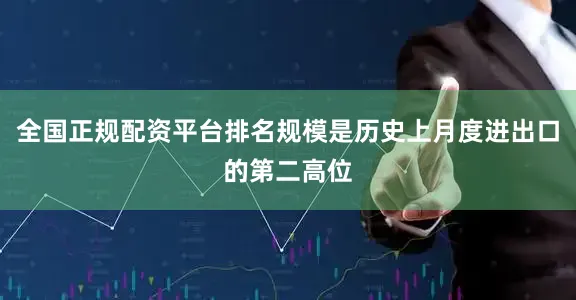 全国正规配资平台排名规模是历史上月度进出口的第二高位